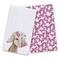 Cute Baby Goat Butterfly Flowers 16" x 25" Towel Set